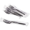 Disposable Wrapped Plastic Cutlery , Clear Ps Spoons L103mmxw28mm