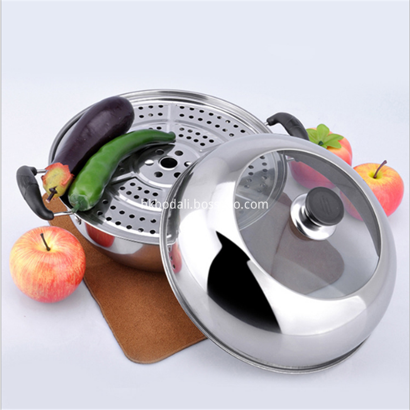 Stainless steel single bottom steamer