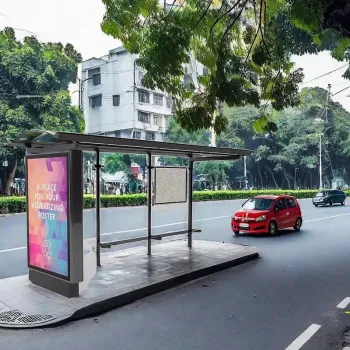 Durable Bus Shelter for Urban Transit