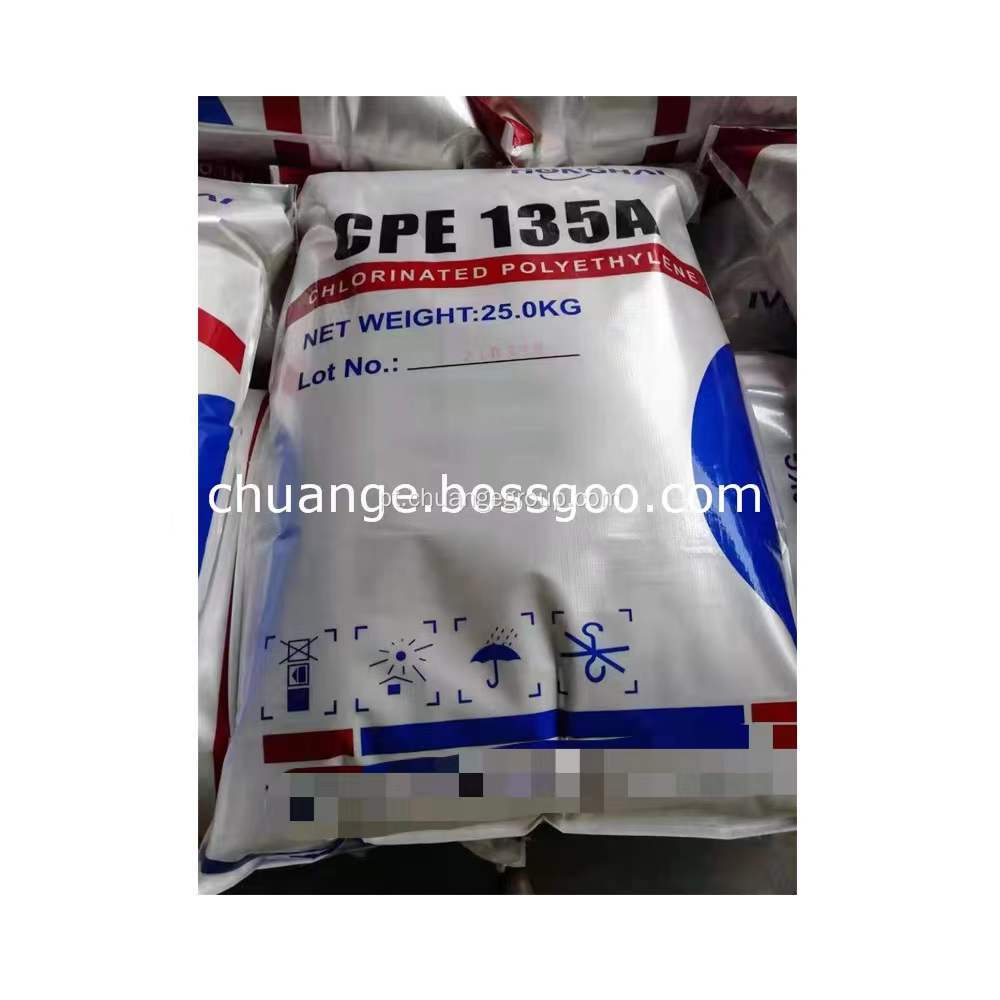 Polietileno Clorado modificador de impacto de PVC CPE 135A