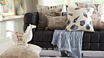 hot sale cheap canvas home decorative cushions throw pillow
