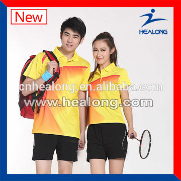 China Badminton Shirt,Custom Badminton Uniform Manufacturer