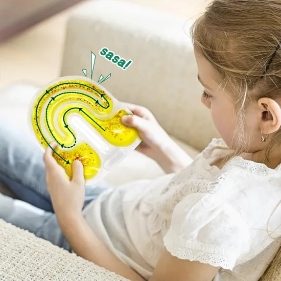 Colorful Squishy Tube Toys: Stress Relief Squeeze Toys for Adults and Children