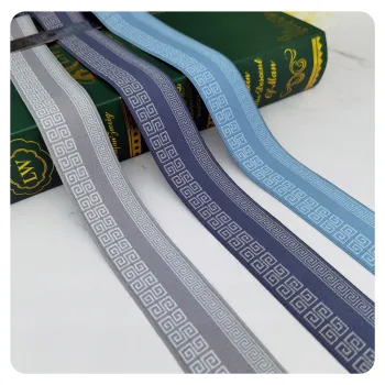 BaoliChi New Underwear Accessories with Free Samples - Polyester Jacquard Elastic Band