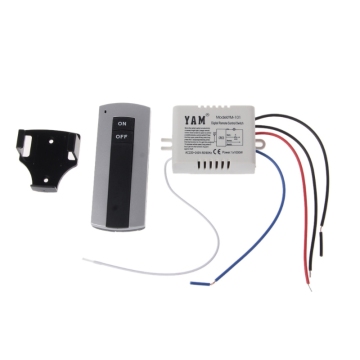Wireless 220V Light Lamp Remote Control Switch Receiver Transmitter YAM-101