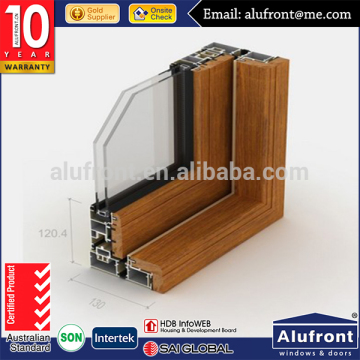 aluminium-wood composite profile for sliding windows/doors