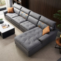 living room modern L-shaped fabric sofa household