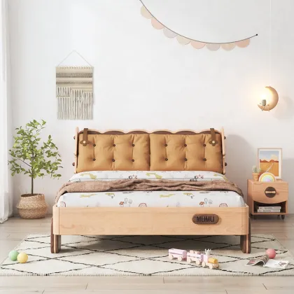 Modern Children's Solid Wood Cookie Cartoon Princess Kids Bed
