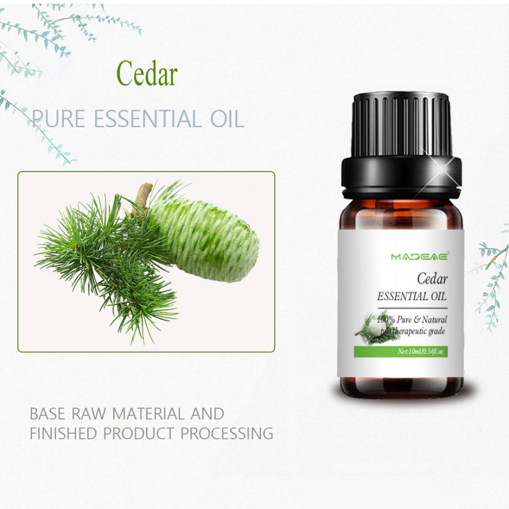 น้ำมันหอมระเหย Cedarwood ที่ละลายน้ำได้สำหรับ diffuser