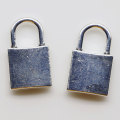 25mm Antique Color Metal Alloy Lock Charms Pendants Necklace Beads for DIY Big Hole Beads Bracelets Charms