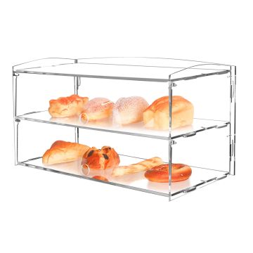 Environmentally Friendly Acrylic Box Case for Hot Food Display in Restaurants and Events