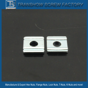 TS brand Grade 5.6s Carbon Steel M3-M30 Square Thread Flat Nut