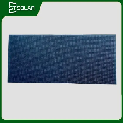 Flexible solar panels for yachts with bypass diodes