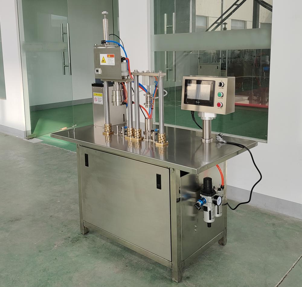 Semi-automatic Aerosol Filling Machine Label