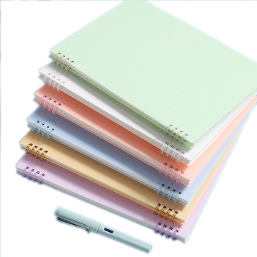 Joytop A5 B5 80 Sheets 160 Pages PP Frosted Cover Spiral Notebook