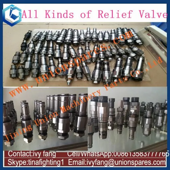 Genuine Excavator PC60-7 Relief Valve 708-1W-04712 Main Control Valve