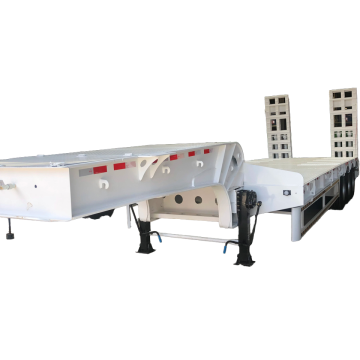60 Ton Lowbed Semi Trailer for Excavator Transport