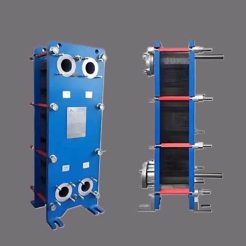 Wide channel plate heat exchanger