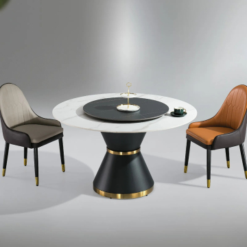 Polished Sintered Stone Marble Look Slabs: Enhancing Your Dining Experience with Sintered Stone Tables