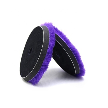 Dual Action Polisher Purple Wool Polishing Buffing Pad 5