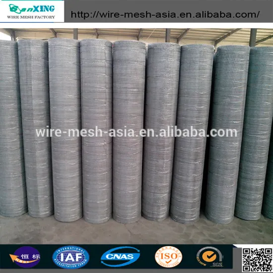 diagonal woven square wire mesh / galvanized square wire mesh /squre reinforcing welded wire mesh panel (iso factory )