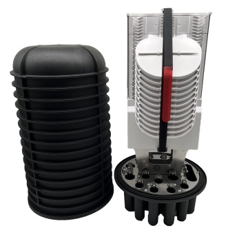 FTTH Fusion Splice Enclosure Heat Shrink Seal IP68 Vertical Dome Type 720 Core Closure