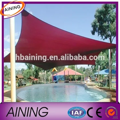 Shade sail awning/shading sails/red sun shade sail