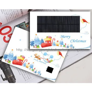 SZ8301 Paper card mobile solar charger for samsung s5