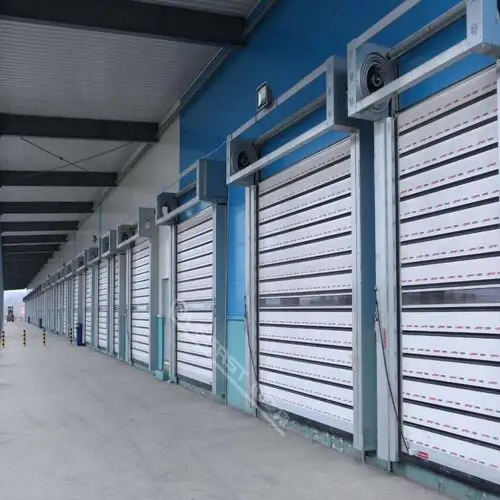 Pharmaceutical plant galvanized industrial sectional door