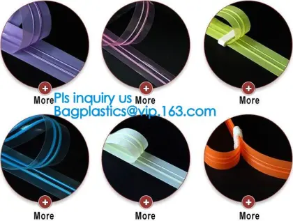 PVC PP PE EVA Magic Zipper, Best Plastic Zipper Puller / Zipper Stopper, PP zippers for bags/pvc zipper without teeth zipper