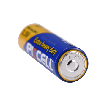 China-Made Heavy Duty Batteries with PVC Metal Jacket - AA, AAA, C, D, 9V