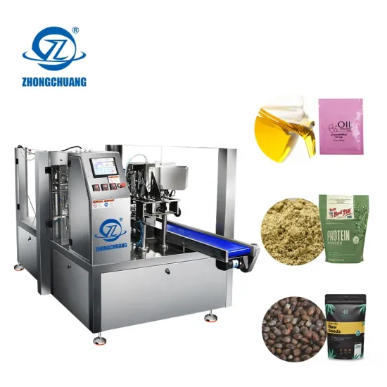 Multi-Function Packaging Machines for Hemp Products: Premade Bag Zip Pouch Filling and Doypack Packing Machine
