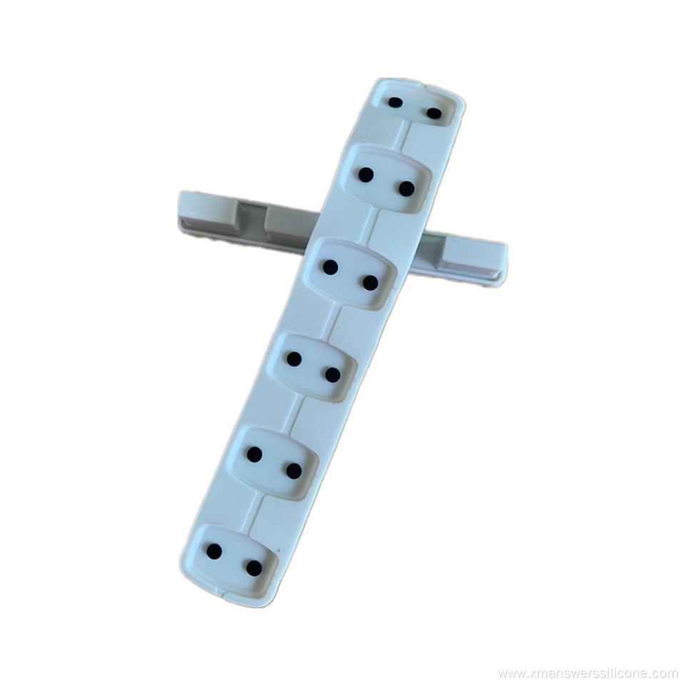 Custom silicone rubber keypad for musical midi controller