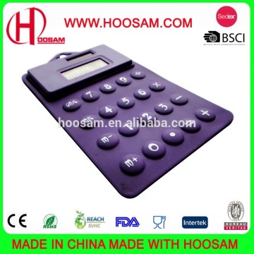 Digital Display Calculator, made of silicone+ button cell