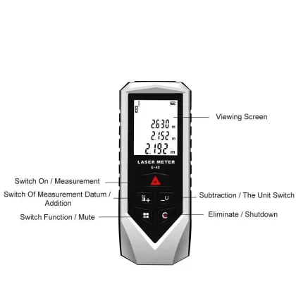 LS 40-120Meters Laser Distance Meter - High-Precision Laser Rangefinder
