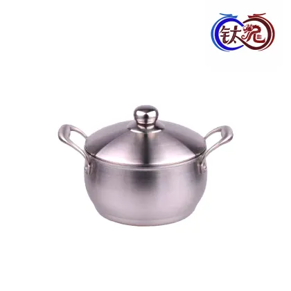Elegant Stainless Steel Pot for Perfect Rice Meals