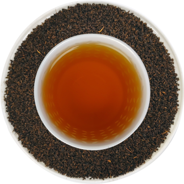 Té negro mixto orgánico de gama alta con hoja de pino rojo - disolución rápida