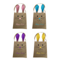 Sac de bonbons lapin de Pâques pour les fournitures de cadeau de vacances