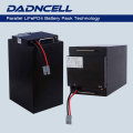 DADNCELL 72V 52Ah Modular(Support 10 Modular 520Ah In Parallel) LiFePO4 Battery Pack For Automobile