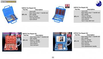 tire repair tools kit