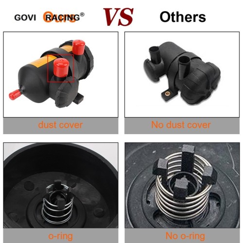 OEM ABS Oil Catch Tank schwarz