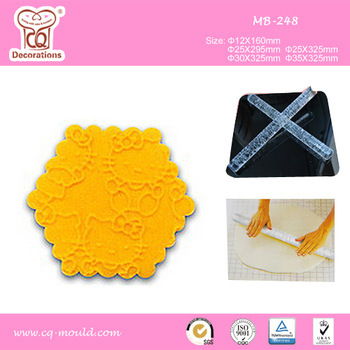 clay Decoration Transparent Deep Texture Decorating Rolling Pin