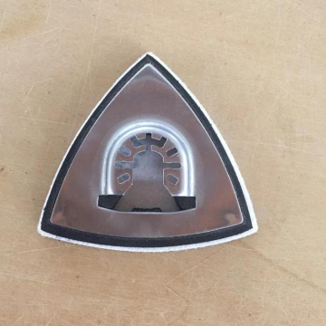 80mm Oscillating Tool Attachment: Triangle Hook Loop Polishing Disc Pad