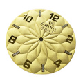 Patrón de flores estampado Dial de reloj para el reloj del hombre