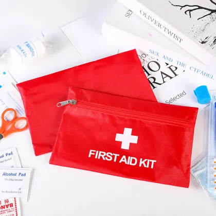 13PCS Auto Emergency First Aid Kit: SOS Repair & First Aid Bag with Medical Supplies