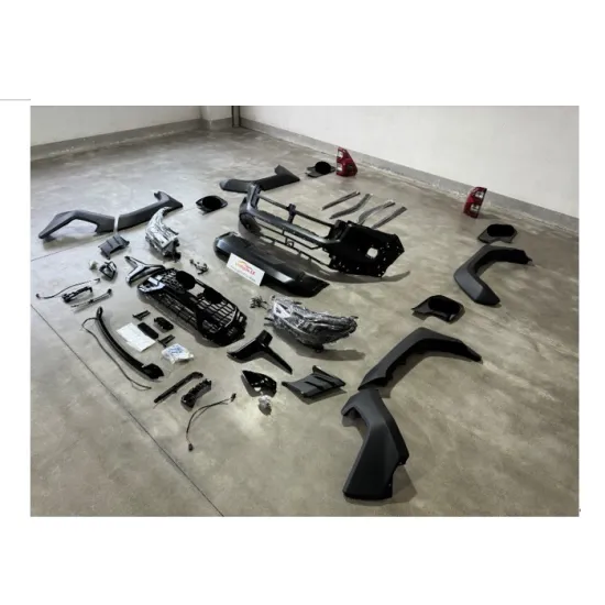 XLstyling Car Front Bumper with Grille Conversion Kit for Toyota Hilux 2020-2022 to Upgrade to 2023 GR Sport