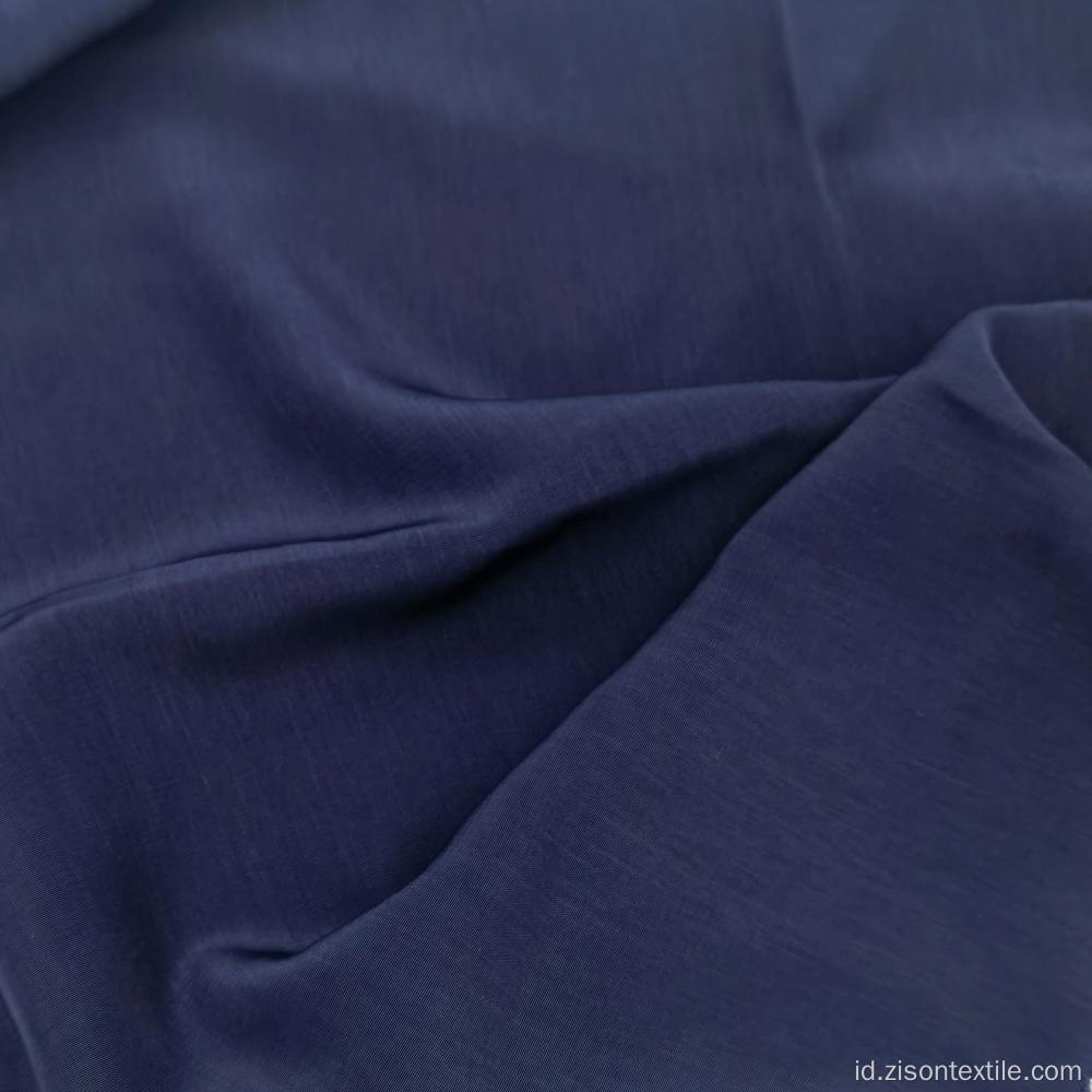 Biaya Rendah 100% Polyester Kain Polos Kulit Persik Dicuci