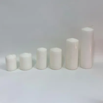 Aromatherapy Natural Paraffin Wax Pillar Candle Novelty