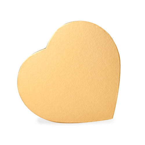 Fancy empty chocolate packaging heart shaped chocolate box