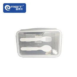 Plastic food grade rectangular lunch box